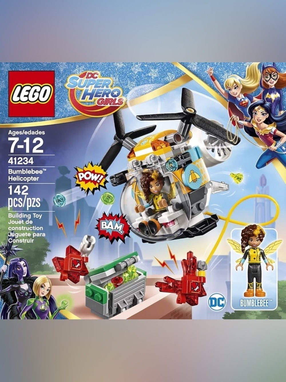 NEW BUMBLEBEE HELICOPTER super hero girls lego friends set legos DC heroes